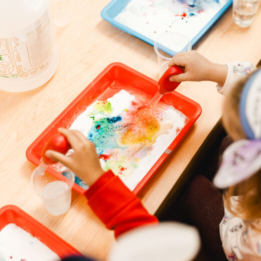 children crafting